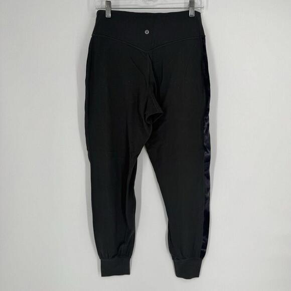 Lululemon joggers womens 8 gray track stripe align joggers soft athletic cozy - Picture 7 of 8